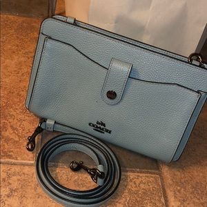 Coach wristlet/crossbody.